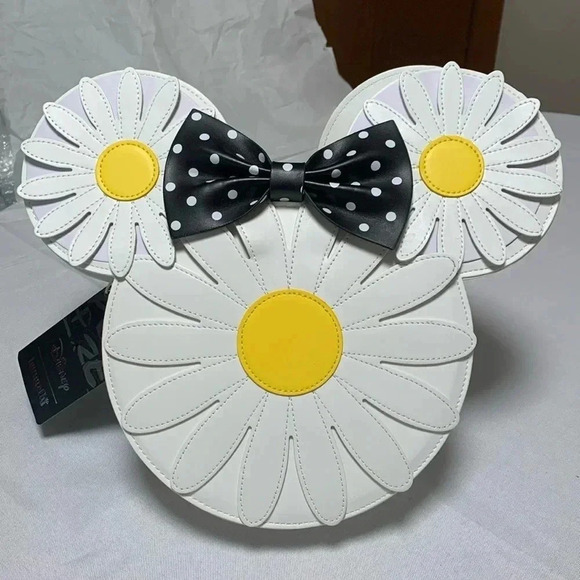 Loungefly Handbags - LOUNGEFLY Disney Minnie Mouse Daisy 🌼 Crossbody Purse,bag. NWT.